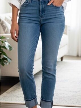 Express Denim Perfect  cropped legging